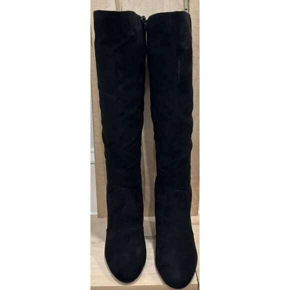 Alfani Womens Adelayde Inside Zipper Tall Knee High Thin Block Dress Boots Black - Picture 6 of 6